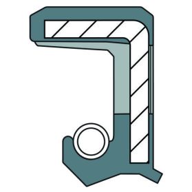 Radial-Wellendichtring. NBR (72A), 25,0x37,0x5,0mm, A
