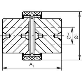 Ensemble D'accouplement Setco Cadre D63 à D180 - Neuf En Emballage, Pièce Industrielle, Modèles GP1 à GP3