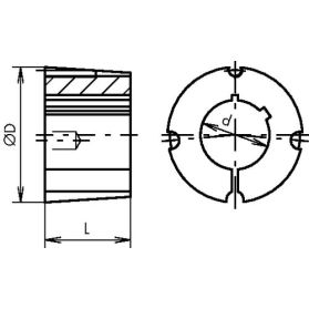 Dispositivo Di Bloccaggio Albero Senza Chiave Tipo Z21 A Nastro - Scegli La Misura (Diametri 5-38 Mm)