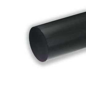 01111528 PTFE 225 round bar dull black (25% carbon dust), 65 - 150 mm