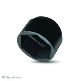 13012525 KAPSTO® Hexagonal protective cap GPN 1000, black