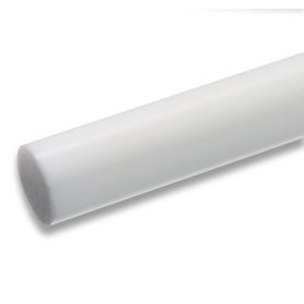 01101516 PTFE rondstaf natuur (wit), 35 - 120 mm