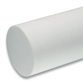 01101517 PTFE rondstaf natuur (wit), 65 - 210 mm