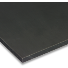 Plaque PA 6 Nylon Noir 500x100x10mm - Matériau Technique Alt-Intech