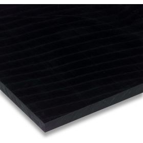02320011 POM-C plate black, 3 - 100 mm