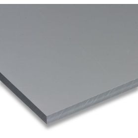 01211011 PVC-U plate grey, 2 - 5 mm