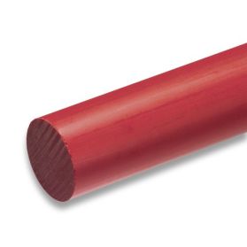01211517 PVC-U round bar red