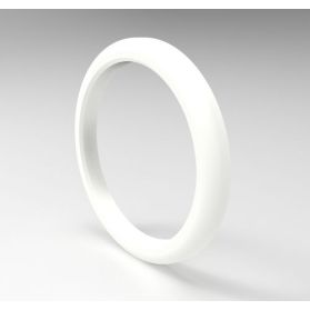 06502613 Sealing ring for milk pipe fitting, PTFE, white, DIN 11851