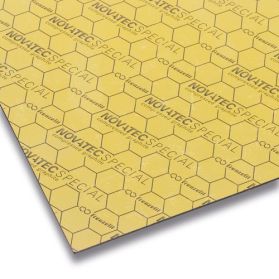 10109943 NOVATEC SPECIAL Lastra per guarnizioni KEVLAR/grafite giallo oro