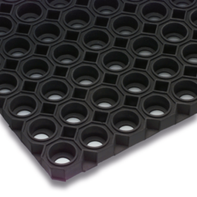 10121107 Honeycomb mat NR black