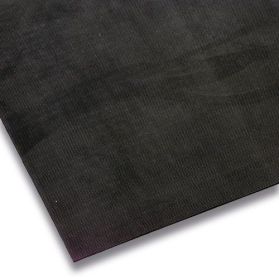DIPLA Lastra in elastomero SBR con inserto in tessuto di vetro 70 Shore A nero