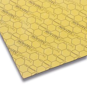 10104106 NOVATEC SPECIAL Afdichtingsplaat KEVLAR/grafiet goudgeel