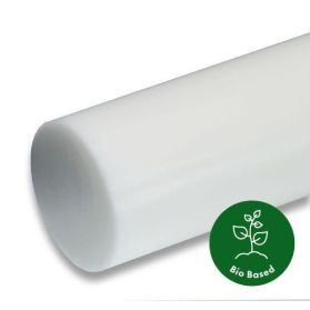 02320202 POM-C Bio Based round bar natural (white)