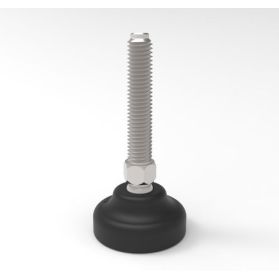APSOvib® Pied articulé 103 mm, vis mobile en acier inoxidable