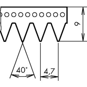 Conti-V Multirib PK 630/248 K – Keilrippenriemen, 9 Rippen, 630 Mm Länge, Von Continental