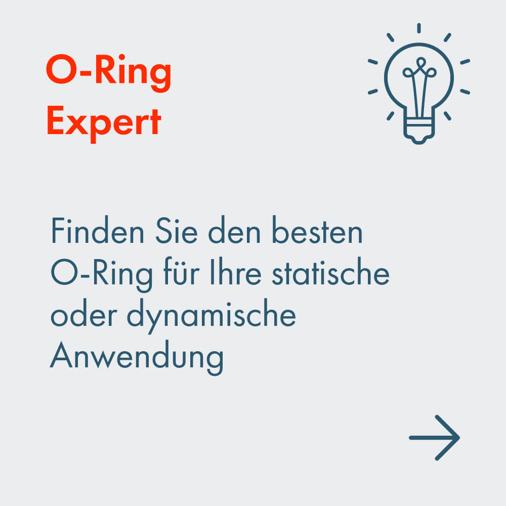 O-Ring Expert:  Finden Sie den besten O-Ring f&uuml;r Ihre statische oder dynamische Anwendung
