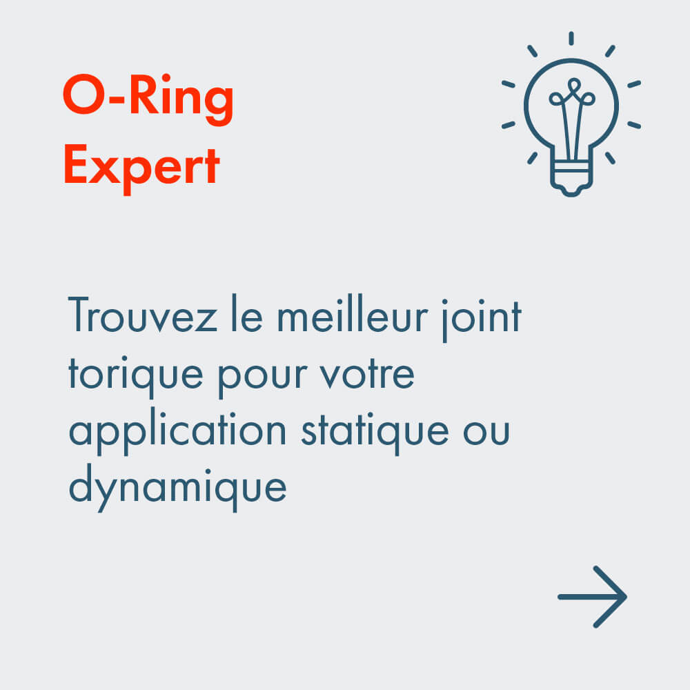 O-Ring Expert:  Trouvez le meilleur joint torique pour votre application statique ou dynamique