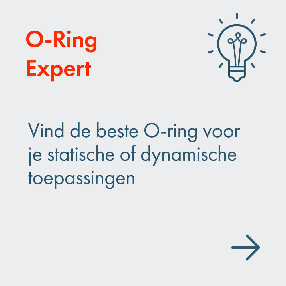 O-Ring Expert:  Vind de beste O-ring voor je statische of dynamische toepassingen