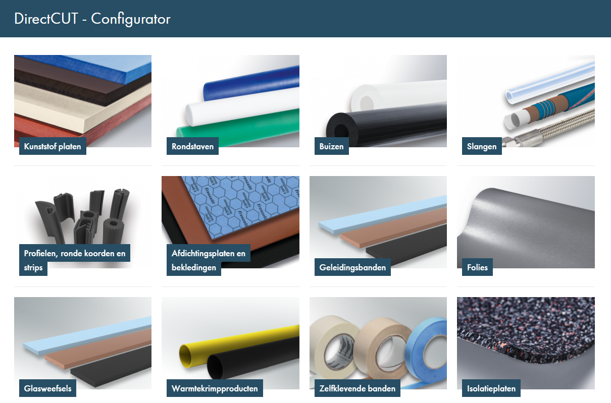 directcut product configurator apsoparts